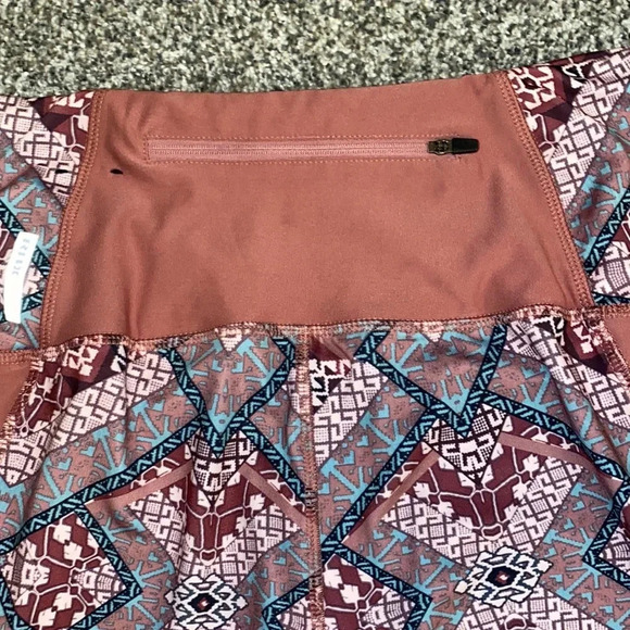 RBX Printed Pink Leggings - Picture 4 of 5